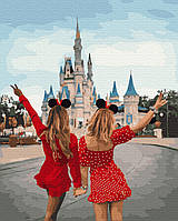 Картина по номерах "Подружки у Діснейленді" GX40764 40х50 | PICua