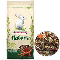 Корм для крольчат Versele-Laga Nature Cuni Junior беззерновой 0.7 кг. Лакомство для кроликов с травами