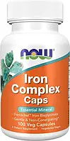 Железо комплекс Now Foods Iron Complex Caps 100 veg caps