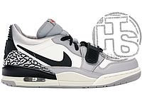 Мужские кроссовки Air Jordan Legacy 312 Low Tech Grey Fire Red Black CD7069-101