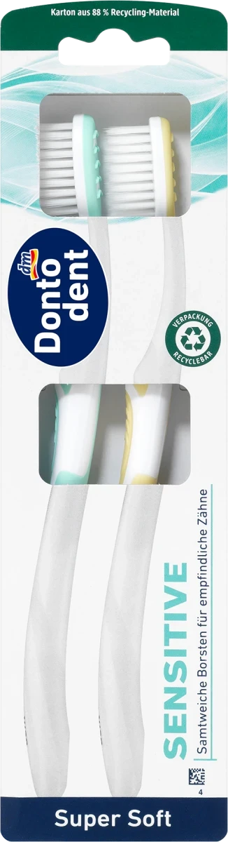 Зубні щітки Dontodent Sensitive 2 шт