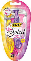 Набір бритв Bic Miss Soleil colour collection без змінних картриджів 4 шт (3086123303843)