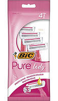 Набір бритв Bic Pure 3 Lady Pink без змінних картриджів 4 шт (3086123363816)