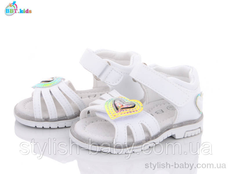 Дитяче літнє взуття гуртом. Дитячі босоніжки 2023 бренда BBT Kids для дівчаток (рр. з 18 по 23)