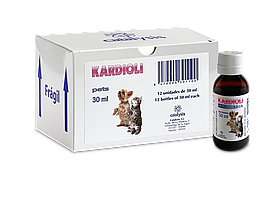 Kardioli Pets добавка при захворюваннях серцево-судинної системи у собак та котів 30 мл