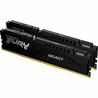 Модуль памяти для компьютера DDR5 32GB (2x16GB) 5600 MHz Beast Black Kingston Fury (ex.HyperX)