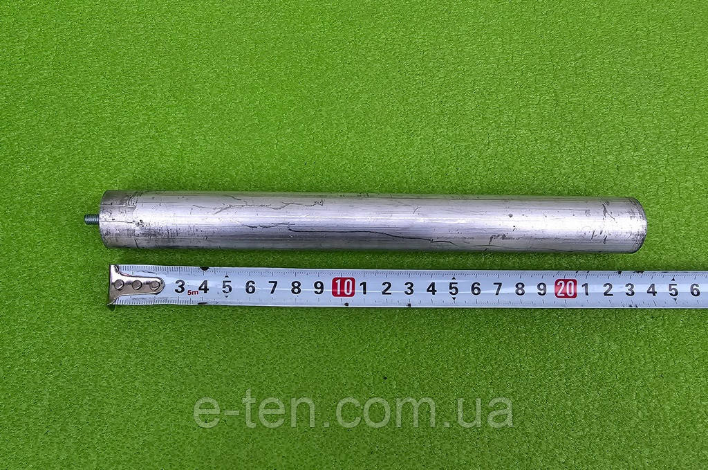 Анод магнієвий OASIS Ø25мм / L=230мм / різьба M5*10мм ("гладкий" без швів) для бойлерів ARISTON