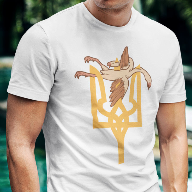 Патріотична футболка орел повис на Тризубе, фото 1