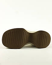 Босоніжки шкіряні Prima d'Arte 7816 37 Молочні 36, фото 5