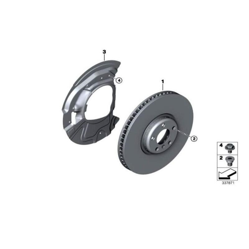 Захисний кожух переднього колеса BMW: X5 M50dX SAV (ECE), 34106879082