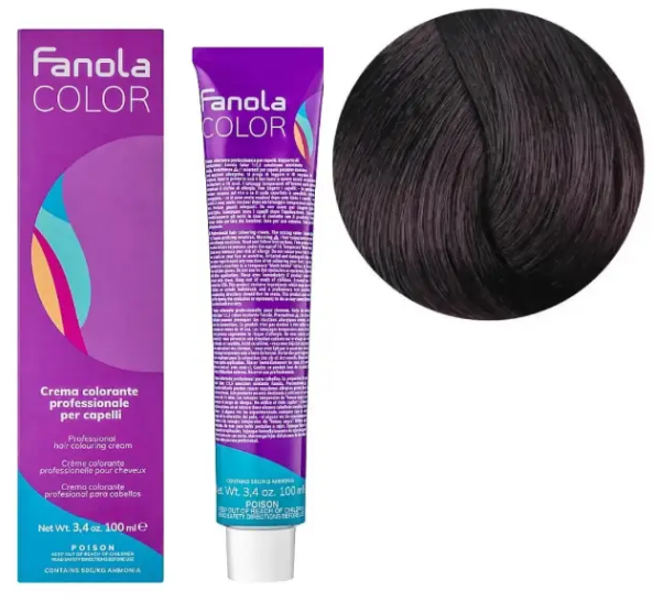 Крем-фарба для волосся Fanola №5/2 Light Chestnut Violet 100 мл