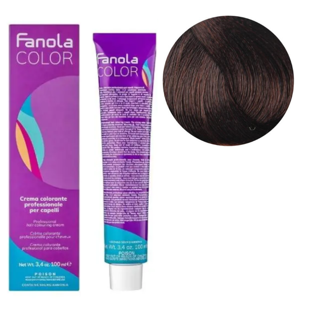 Крем-фарба для волосся Fanola №5/4 Light chestnut copper 100 мл
