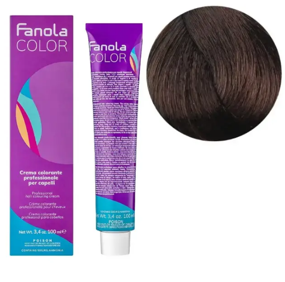 Крем-фарба для волосся Fanola №5/43 Light chestnut copper golden 100 мл
