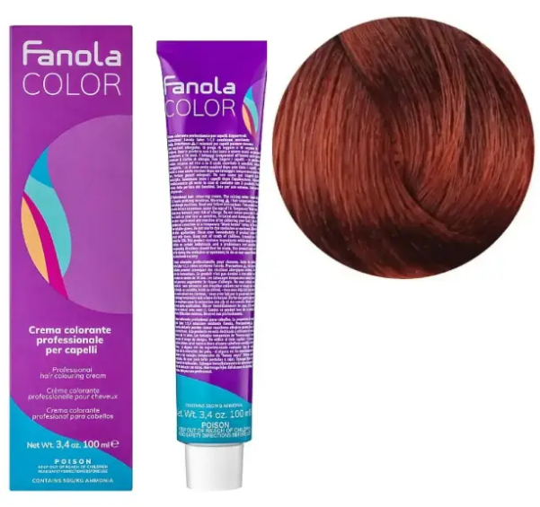 Крем-фарба для волосся Fanola №6/44 Dark blonde intense copper 100 мл