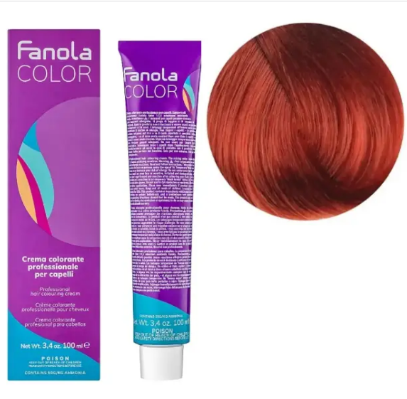 Крем-фарба для волосся Fanola №6/46 Dark blonde intense copper red 100 мл