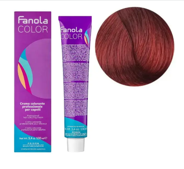 Крем-фарба для волосся Fanola №6/6 Dark Blonde Red 100 мл