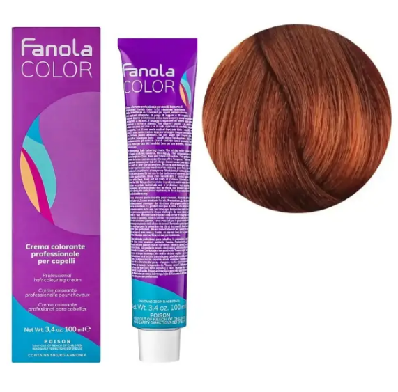 Крем-фарба для волосся Fanola №7/43 Medium blonde copper golden 100 мл, фото 1