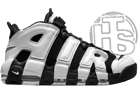 Чоловічі кросівки Nike Air More Uptempo 96 Cobalt Bliss Black White DV0819-001, фото 1