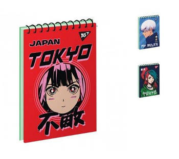 Зошит для записів А6/80 аркушів "Anime. Tokyo" 151898