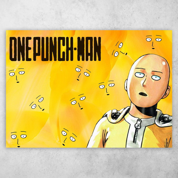 Аніме плакат постер "Ванпанчмен / One Punch Man" №24