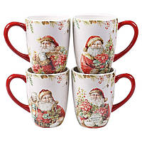 Набір чашок для чаю 4х650 мл Різдвяна казка Certified International 28367-set