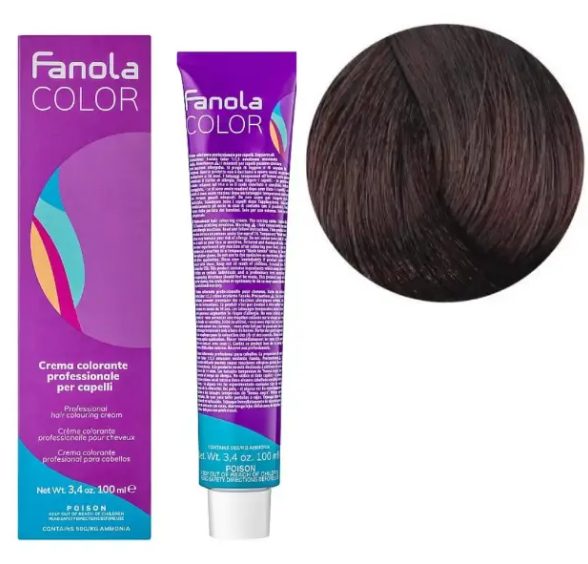 Крем-фарба для волосся Fanola №4/6 Chestnut red 100 мл