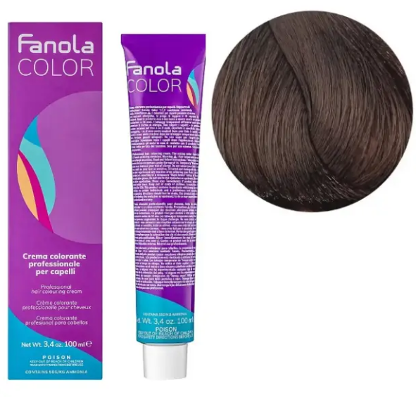 Крем-фарба для волосся Fanola №5/03 Warm light chestnut 100 мл