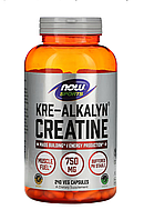 Now Kre-Alkalyn Creatine 750mg 240 caps