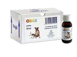 Obex Pets добавка для схуднення собак та котів 30 мл