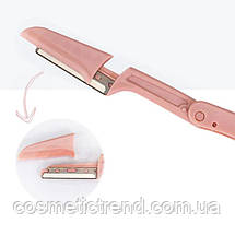 Тример складаний/бритва безпечна для корекції форми брів Eyebrow Trimmer Shaver Knife, фото 3