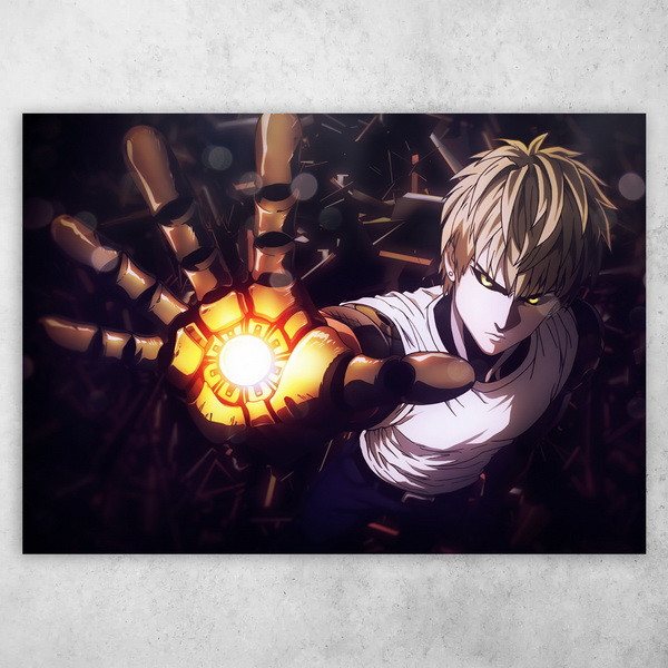 Аніме плакат постер "Ванпанчмен / One Punch Man" №40