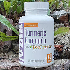Куркума и Биоперин Sait Lake Supplements Turmeric Curcumin with BioPrine 60 капсул