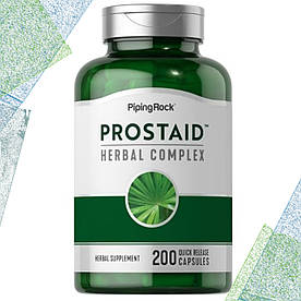 Комплекс для простати Piping Rock ProstAid Herbal Complex 200 капсул