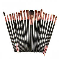 Набір пензлів для макіяжу , 20 шт.