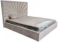 Кровать Двуспальная Sunrise Comfort 180 x 200 см Simple С подъемным механизмом и нишей для белья Мокко