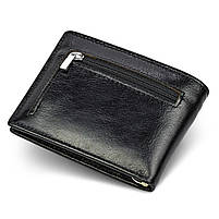 Чоловіче шкіряне портмоне із затискачем ST Leather B460 Чорний, фото 2