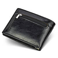 Чоловіче шкіряне портмоне із затискачем ST Leather B460 Чорний, фото 3