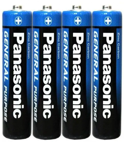 Батарейка Panasonic R3/AAA / сольова, фото 1