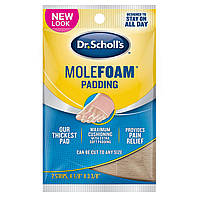 Прокладка Dr. Scholl's Molefoam 4 1/8” x 3 3/8”, 2 полоски (8 шт. в упаковке)