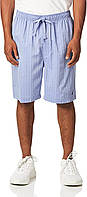 Large Blue Bone Nautica Мужская мягкая пижама из 100% хлопка с эластичным поясом для сна, короткая