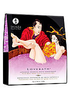 Гель для ванни Shunga LOVEBATH – Sensual Lotus 650 г, робить воду ароматним желе зі SPA ефектом