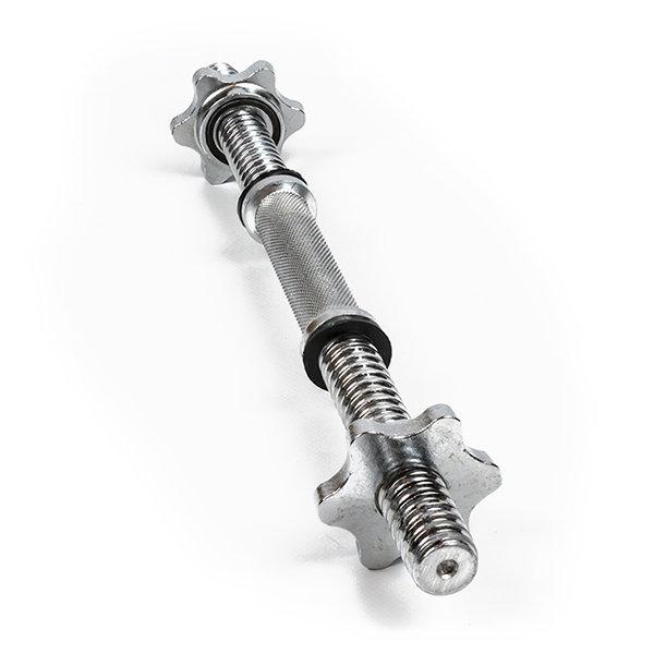 Гантельний гриф EasyFit 45 см Ø 25 мм хромований, фото 1