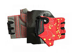 Перчатки дитячі відкриті S (Red/Grey) LCL-K6596 ТМ Benotto