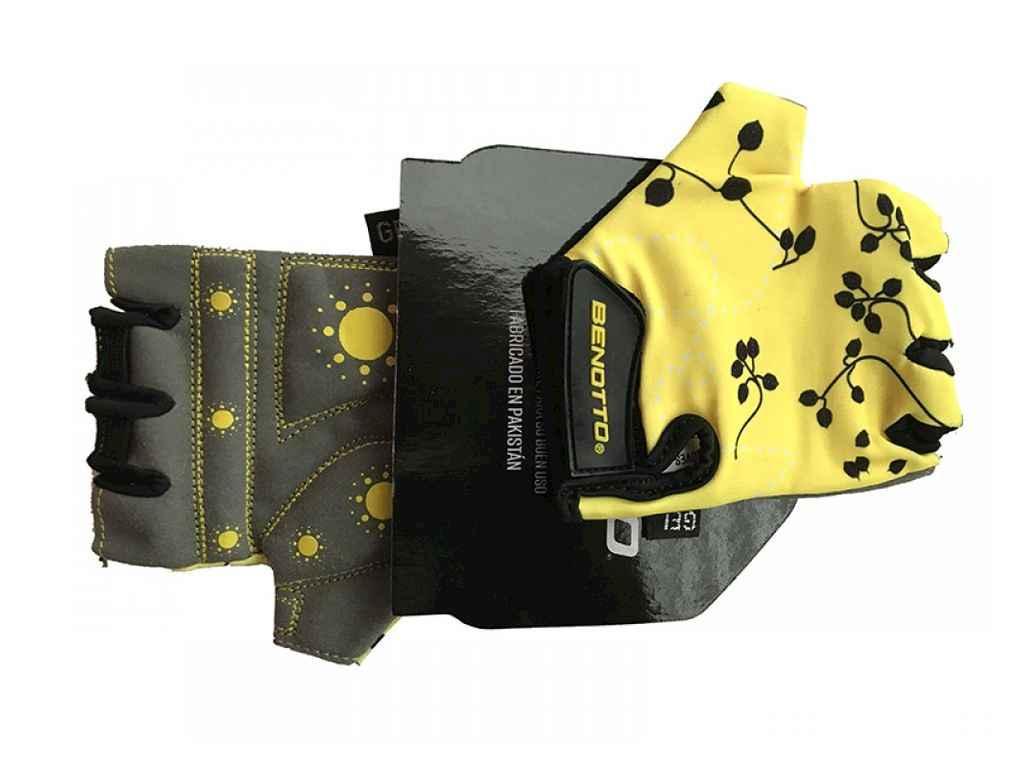 Перчатки дитячі відкриті S (Yellow/Grey) LCL-K6596 ТМ Benotto, фото 1