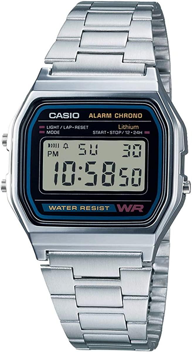 Стандартний цифровий годинник Casio A158wa-1jf (імпорт з Японії)