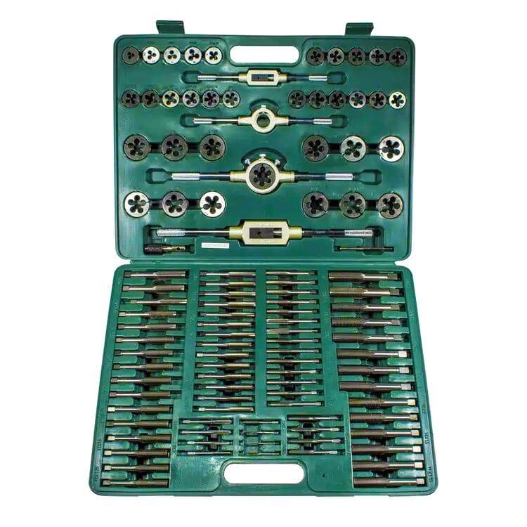 Набір мітчиків та плашок Mannesmann M53255 110 предметів, фото 1