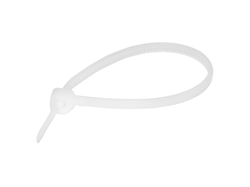 Стяжка кабельна біла 3.5х150 мм