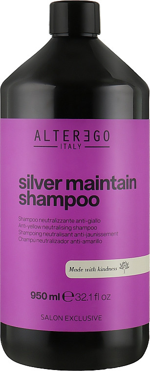 Шампунь від жовтизни волосся Alter Ego Silver Maintain Shampoo 300мл