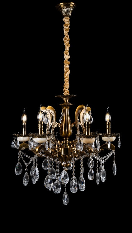 Бронзова класична люстра L66115/6 (GAB), фото 1