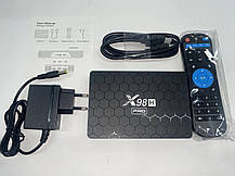 Смарт приставка X98H PRO 4/32 (Allwinner H618, 4/32G, Android 12.0, Wi-Fi6, 1G LAN, Bluetooth 5.0, 4K), фото 5